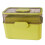 Transparent Three-Layer Folding Storage Box with Detachable Medicine Box Portable Medicine Storage Container 2