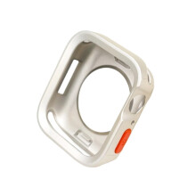 Plating Starlight Shockproof TPU Protective Cover for Apple Watch Ultra 49mm and iWatch Series 9 8 7 SE