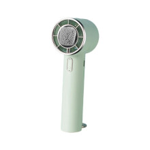 Ręczny Wentylator Turbo Ice z Hakiem USB Wentylator Chłodzący 5 Prędkości Regulowany Wiatrem Zewnętrzny Kompresor Lodu Turbo Jet Fan Zielony