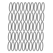 Juntas de Carburador de 50 Piezas para Briggs y Stratton Equipadas 693981 280492 084132 084232 084332 091412 Piezas de CéSped del Motor