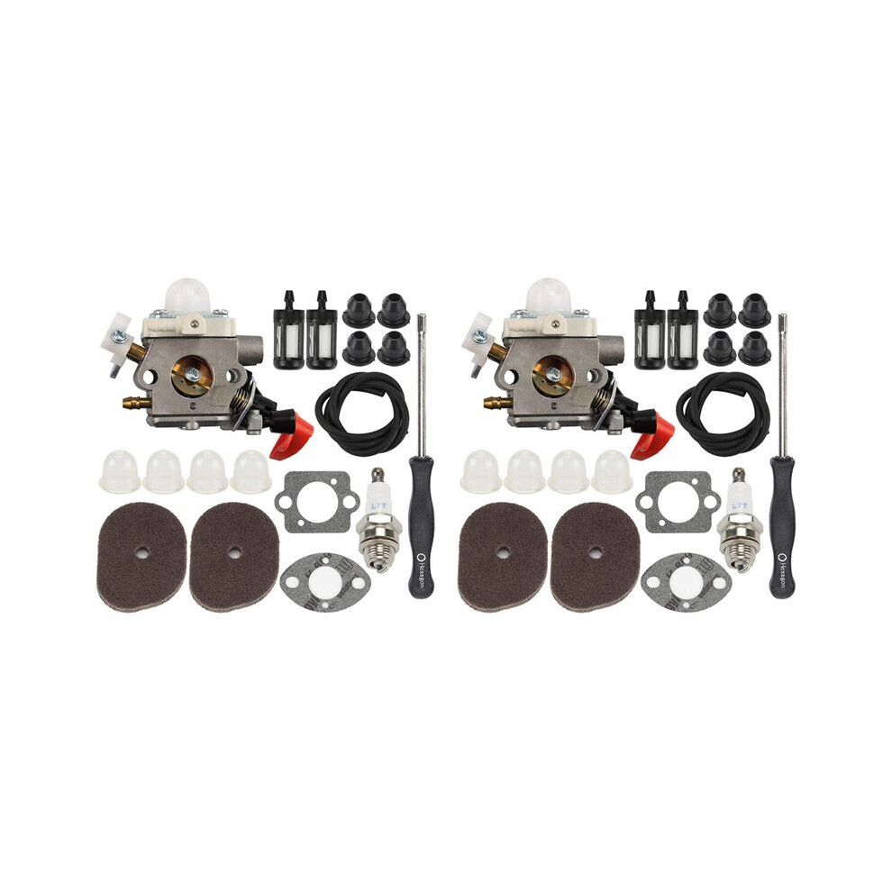 2X C1m-S267a Fs56rc Carburetor Kit For Fs40 Fs50 Fs56 Fs70 Fc56 Fc70 Ht56 Kn56 Km56 Trimmer 4711296613992