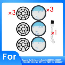 Filter with Cleaning Brush for Rowenta Swift Power Cyclonic RO2932EA RO2933EA RO2957EA RO2981EA RO2910EA RO2913EA