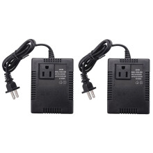 2X 300W 220/240V to 110/120V Ac Step Down Travel Voltage Transformer Converter Us Plug