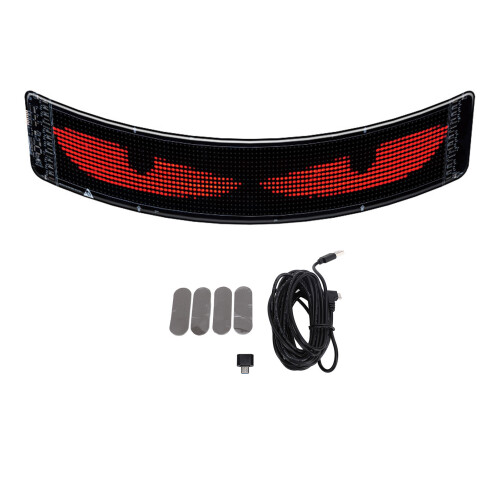 Flexible LED Display Screen Panel for SUVs & Trucks, Bluetooth Control, 23.6 x 4.7 in 2