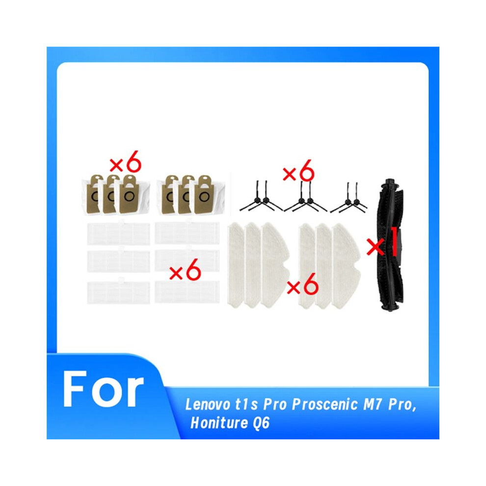 25 Pcs For T1s Pro/ M7 Pro/ Q6 Vacuum Cleaner Accessories Replacement Parts 4713196157125