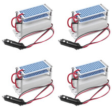 4X Ozone Generator Car 12V 10G Ceramic Plate Air Purifier Air Sterilizer Car Ozone Air Air Cleaner Ozonizer Odor