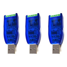 3X Przemysłowy Konwerter USB na RS485 RS232 Ochrona Aktualizacji Zgodność Konwertera RS485 Standardowe ZłąCze -485 V2.0