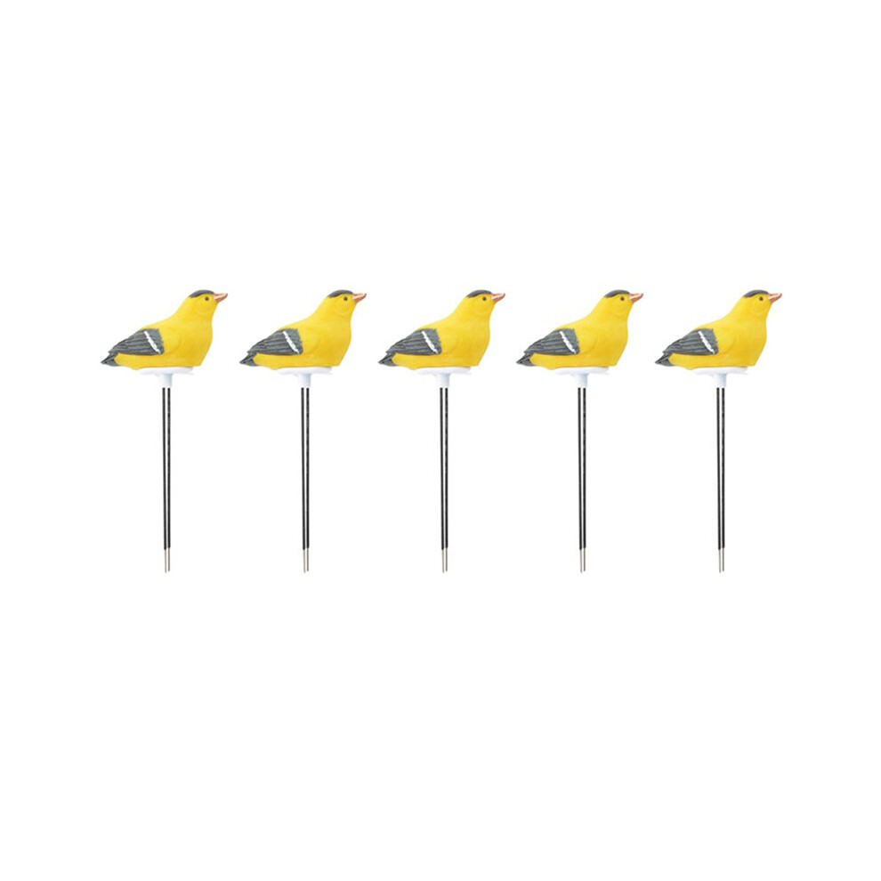 5X Soil Moisture Meter Watering Alarm Bird Plant Water Tester Hygrometer Sensor Gardening Tool Kit(Yellow) Yellow Brecantia