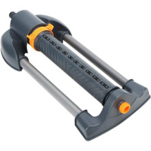 Lawn Sprinkler,20 Hole Nozzles MetalBase Lawn Oscillating Sprinkler,Water Sprinkler for Home Lawn & Garden