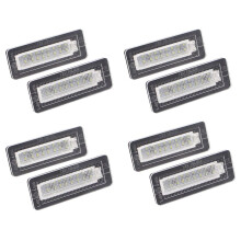 8x Car LED License Plate Light for for Two Coupe Convertible 450 451