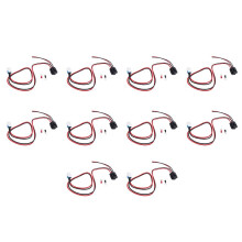 10X Cable de Radio Cable de Alimentacion para FT-450 FT-991 TS-480 IC-7000 IC-7600
