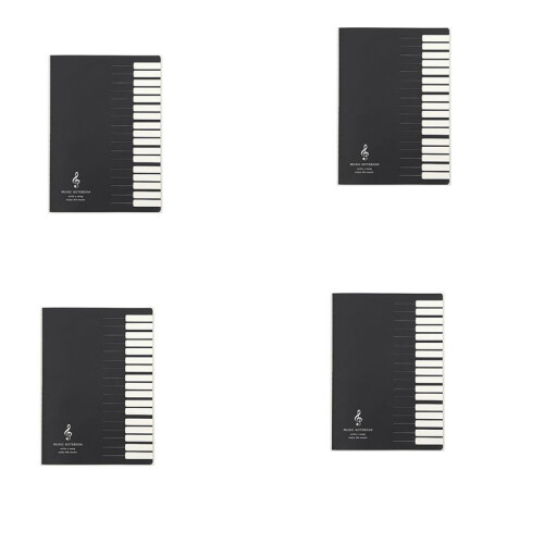 4X Five Lines Music Notes Notebook Music Tab Staff Stave Notebook