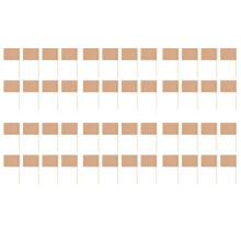 1200 Pack Blank Toothpick Flags Paper Flag Picks Cheese Markers for Cupcake, Food, Fruit, Party Decorations