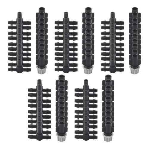 100Pcs(50 Pairs)Garden Irrigation Kit Adjustable Atomization Dripper Atomization Connection Tee Joint Water Irrigation Drip Irrigation Kit