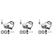 3X Carburador para  Bg86 Sh56Sh86 Sh86C Carb Zama C1M-S261B Soprador de Folhas para Sopradores de Folhas
