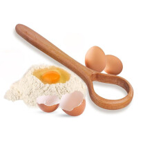Dänischer Teigbesen - 33 cm Brotbackwerkzeug mit Holzgriff - Backbesen für Sauerteig, Pizzateig und Mehr, 1 Stück