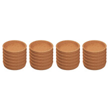 24 Pack Cork Coasters, 4 Inch Absorbent Heat Resistant Round Cork Coasters for Most Kind of Mugs in Office or Home