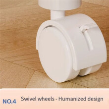Multi-Level Storage Rack for Household Mobile Bookshelf, Living Room, Kitchen Storage Small Trolley, Floor Standing with