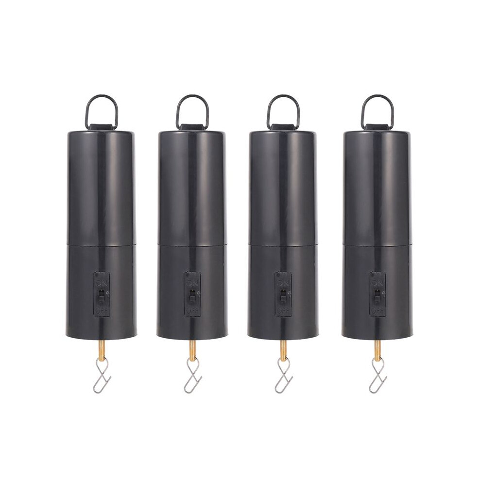 Semoic Hanging Black Rotating Motor For Spinner And Wind Chime Garden Decoration Accessories, Not Including Battery 4 Pack