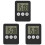 3X Super Thin LCD Digital Screen Kitchen Timer Square Cooking Count  Countdown Alarm Magnet Clock 1