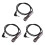 3X Guitar Pickup Cable Piezo Cable End Pin Jack Guitar Adapter Stereo Instrument Cable 1