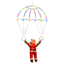 Santa Parachute LED Decor Battery Powered Remote Control Indoor/Outdoor Application Great for Christmas Festivities A