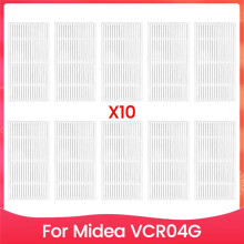 10PCS Hepa Filter Replacement for Midea VCR04G Robot Vacuum Cleaner Accessories Washable Filter
