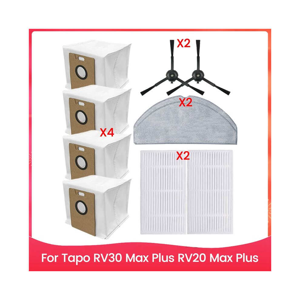 For Tapo Rv30 Max Rv20 Max Replacement Side Brush Hepa Filter Mop Cloth Dust Bags 6031701794718