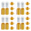 400 PCS Clear Plastic  Cupcake Box Round Cupcake Mooncake Dessert Container Box Cookies Muffins Dome Box 1