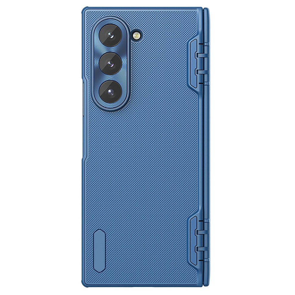 Case For Samsung Galaxy Z Fold 6 With Full Hinge Protection, Shockproof Slim Frosted AntiâSlip Cover Blue 9169991355115