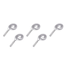 5X Stainless Steel Pill Case Holder Cylinder Cremation Urn Memorial Pendant Necklace Keepsake 49x9mm