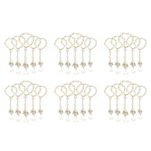 180 PièCes Chapelet de BaptêMe Perles de Chapelet Acrylique Chapelets Ange pour les Faveurs de FêTe de BaptêMe de PremièRe Communion