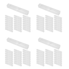 100Pcs Clear Pen Case Gift Empty School Office Collection Set Pen Container Storage for Father'S Day 'S Day