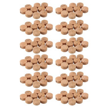 100Pcs Water Key Water Key Spit Valve Cork Pad for Trumpet Trombone Repair Accessories Diameter 9mm Thickness 4mm