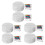 6 Pack 3D Night LED Light Lamp Base + Remote Control + USB Cable, 16 Colors Light Show Display Stand for Acrylic Cracked 2