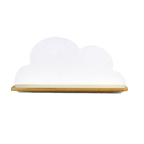 Wall Shelf Cloud Mount Rack Storage Wood Decor Mounted Folding Shape Wooden Shelving