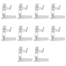 10Pcs Water Absorbing Rudder Aluminum Suction Rudders with Tail 4mm Shaft Bracket for CAT RC Jet Boats Parts