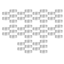 50 StüCke KreisföRmige Tortenringe mit LöChern Edelstahl Obstkuchen Quiches Kuchen Mousse Form KüChe Backform 9Cm