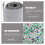 Sequin Fabric Sheet Grün Zum Basteln 1 Stück 8