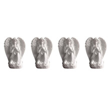 4X Guardian Angel Statue Shelf Living Room Bedroom Figurines Praying Cherub Adorable Angels Statues Gifts for Women
