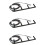 3X Cablaggio per Candelette per Auto per  Beetle  1.9L TDI 2004-2006 038971782C 1