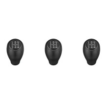 3X 5 Gang Manuell Auto Schaltgetriebe Gang Schalten Knauf Schalthebel Hebel Griff Stick für 504 505 309 205 CTI Silber ABS