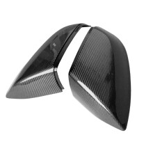 Car Snap- Rearview Mirror Cover Carbon Fiber Side Wing Mirror Cover for  Q7 2016-2024 Q5 2018-2024