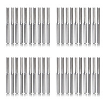 40 Piezas 2 Brocas de Enrutador Cnc de Flauta 3.175Mm Fresa de Acero de Tungsteno de Ranura Recta para Madera y PláStico