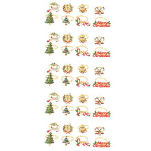 Anneaux de Serviette de NoëL - Lot de 40 Anneaux de Porte-Serviettes pour la Décoration de Table de NoëL de Vacances Boucle de Serviette de Wapiti