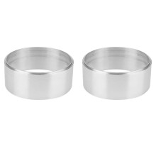 2Stück 2 Zoll Aluminium Luftfilter Spacer Passend für Edelbrock Holley Riser SBC BBC 350 454