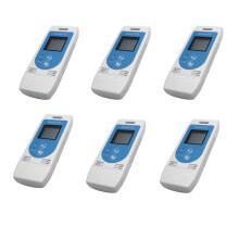 6X USB Temperatur- und Luft Feuchtigkeits Daten Logger Wieder Verwendbarer RH TEMP Daten Logger Rekorder Humiture Recording Meter mit 12.000 Aufnahme