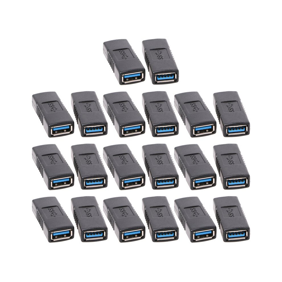 20Pcs Usb 3.0 Type A Female To Female Adapter Coupler Gender Changer Connector 6032465802886
