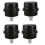 4X Luftkompressor Ansaugfilter SchalldäMpfer 1/4 BSP 13Mm Gewinde Schwarz 1