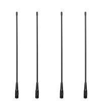 4X RHD771 Walkie Talkie Antenna SMA-F Dual Band VHF UHF 144/430 for Two Way RT7 RT21 RT5 RT5R  UV-5R